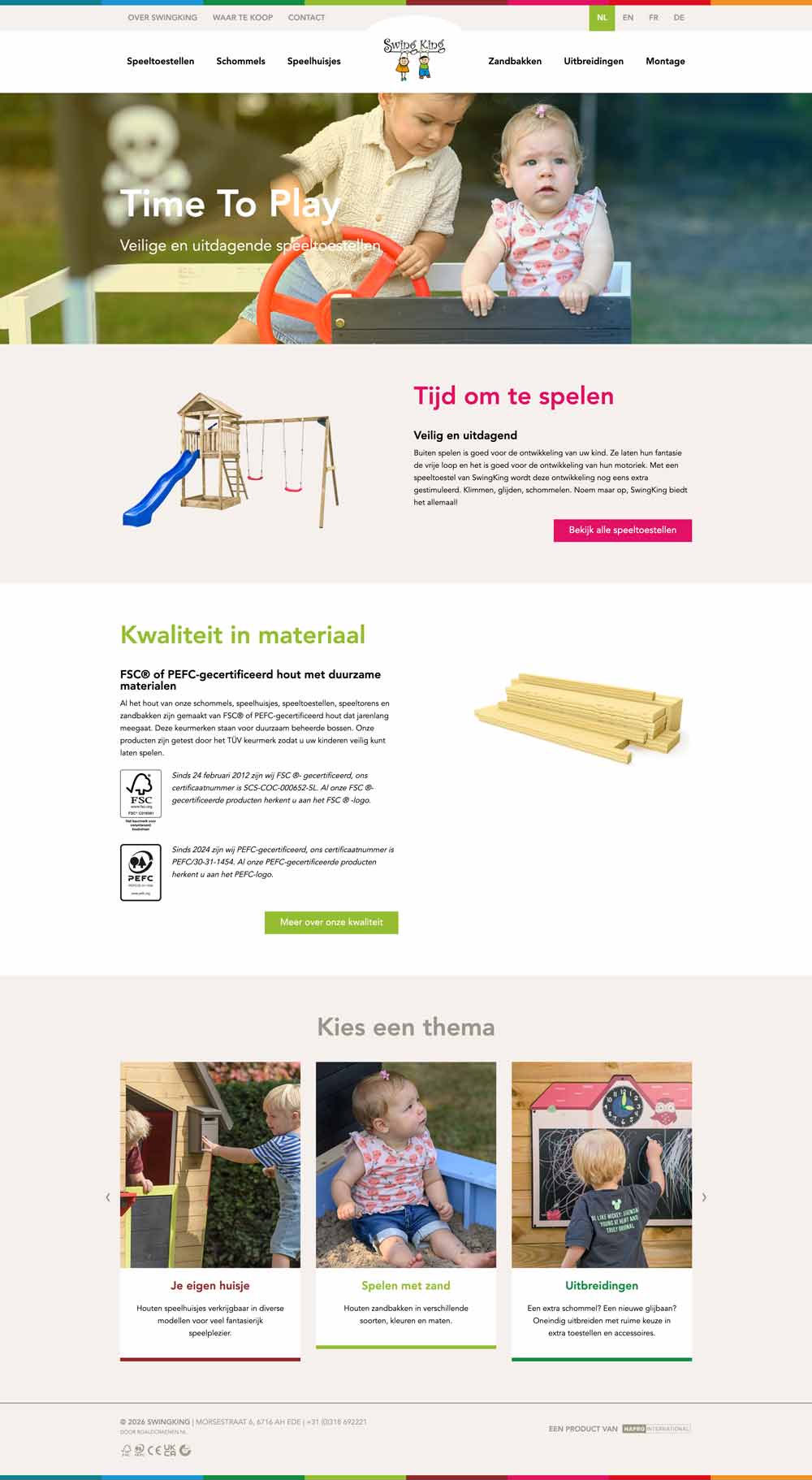 SwingKing homepage
